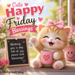 cute happy friday blessings